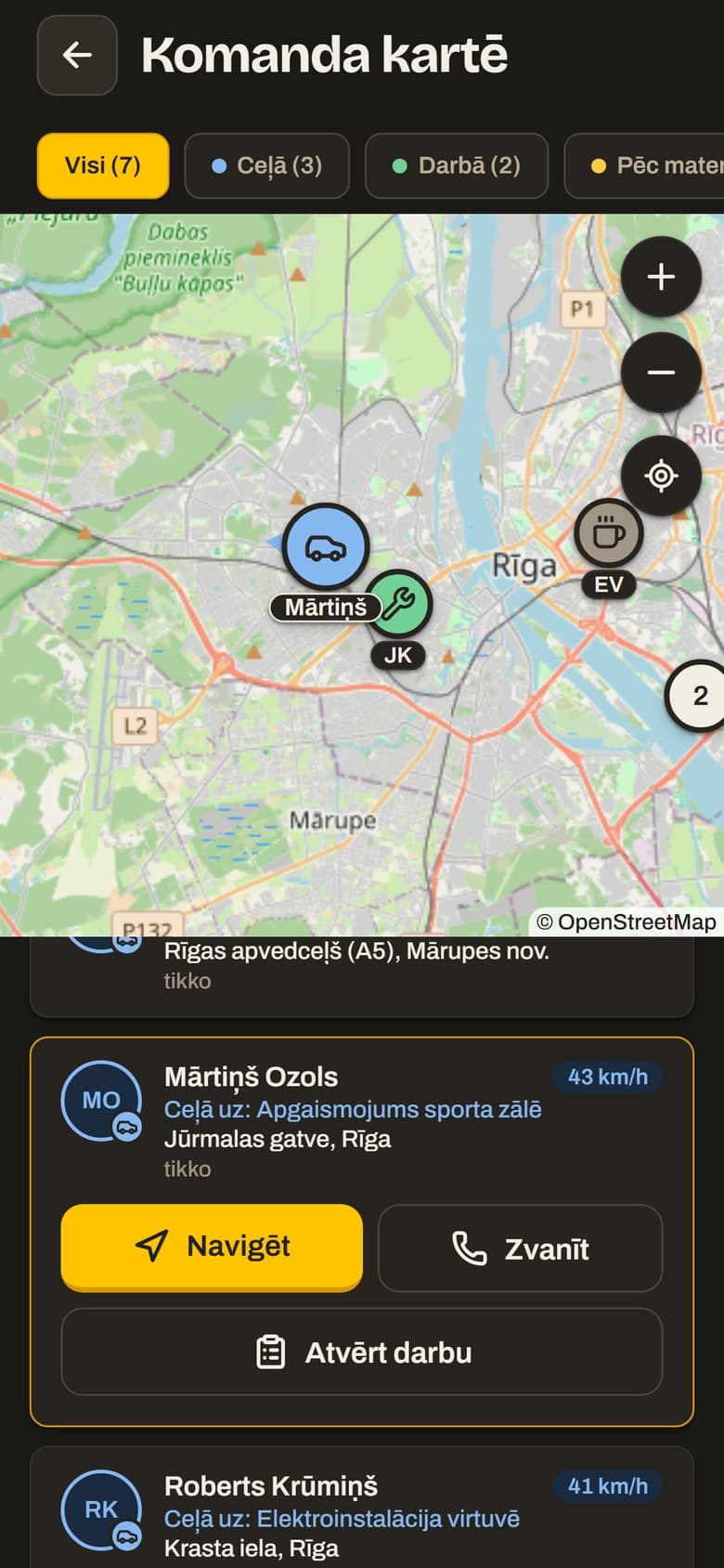 Kvedo lietotne, 4. ekrāns